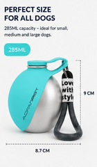 Creative Portable Outdoor Pet Stainless Steel Water Cup Small Dog Water Bottle Convenient Dog Drink Dispenser Puppy Travel Portable Water Bowl Pet Products