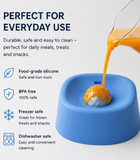 Pet Slow Feeder Non-Slip Spherical Dog Licking Bowl Anti-Choking Dog Bowl Lick Toy for Liquid Treats Bone Broth Yogurt